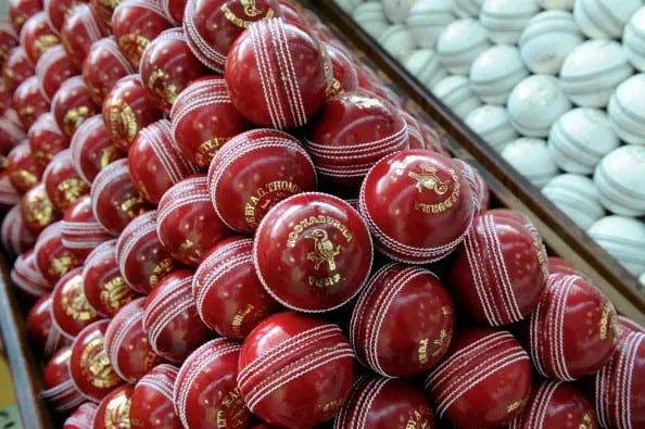 Kooka bura Red Hard Ball For T20 Cricket - Hardball Red T-20 Cricket Hard Ball 1 piece